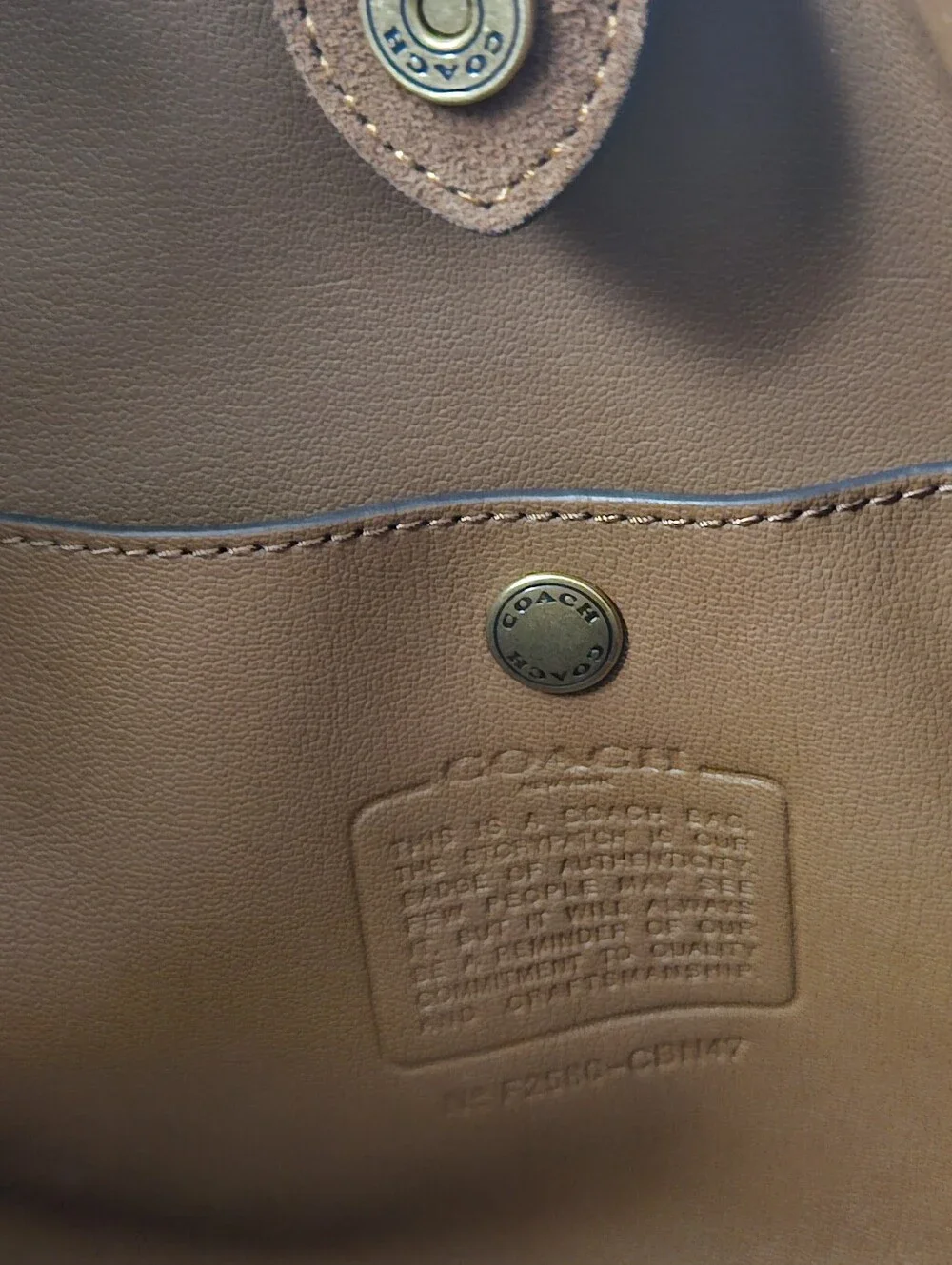 Coach Granercy In Warm Brown Suede